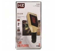 Автомобільний FM трансмітер модулятор H15 Bluetooth MP3. Колір: золотий CQ-17