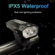 Велосипедные фонари водонепроницаемые BK-08/01 Pro-2XPE, Велосипедный светодиодный фонарь с зарядкой CN-75