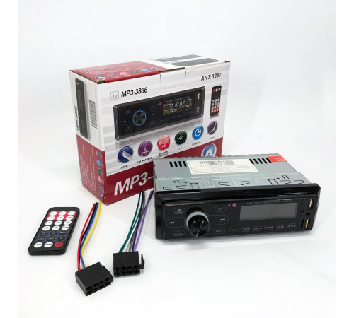 Магнитола машина 1din MP3 3886 ISO 1DIN, Авто магнитола, Штатный магнитофон, Usb для штатной магнитолы XR-32
