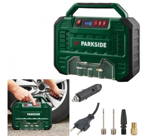 Автомобільний компресор 12/220в Parkside PMK 150 A1 компресор для підкачування коліс OJ-43 за 2970 грн