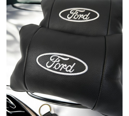 Подушка подголовник для поездок в машине Ford, Подушка для салона авто под голову поездок ZA-51