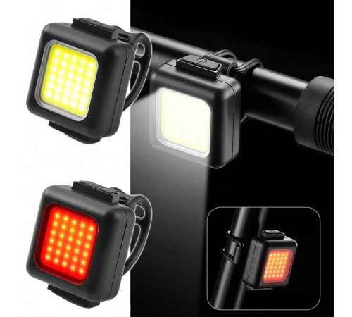 Фонарик для велосипеда FT-3028-COB, Яркий передний фонарь для велосипеда Фара led KQ-13