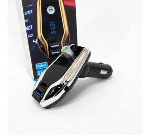 Автомобильный fm трансмиттер с интерфейсом bluetooth, Fm блютуз трансмитер, Блютуз передатчик для авто OV-44