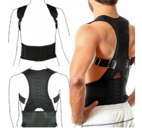 Магнітний коректор постави Real Doctors Posture Support, звільнення від сутулості, для покращення дихання та кровообігу за 217 грн