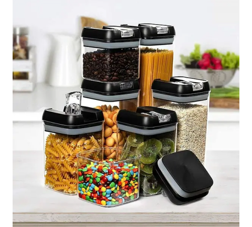 Органайзеры для кухни Food Storage Container 5 Контейнеров | Набор пластиковых контейнеров для круп