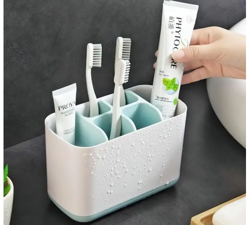 Подставка для зубных щеток Large toothbrush caddy | Органайзер в ванную