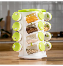 Стойка для хранения специй spice rack sixteen in one, набор для специй 16 в 1
