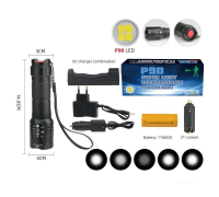 Фонарик ручной RB 245 P90 LED + Zoom (60)