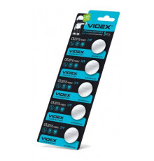 Батарейка литиевая VIDEX CR2016 5pcs BLISTER CARD