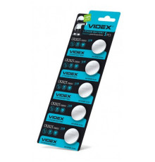 Батарейка литиевая VIDEX CR2025 5pcs BLISTER CARD