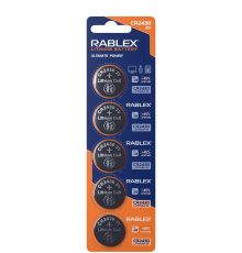 Rablex CR2430 3 V blister card/5 pcs/100/2000