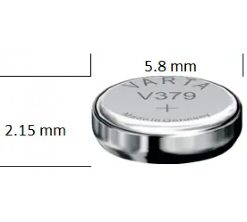 Батарейка часовая VARTA V379 1.55V тип SR63 за 90 грн