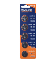 Rablex CR2032 3 V blister card/5 pcs/100/1000