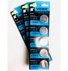 Батарейка литиевая VIDEX CR2430 5pcs BLISTER CARD