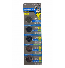 Rablex CR2025 3 V blister card/5 pcs/100/2000/