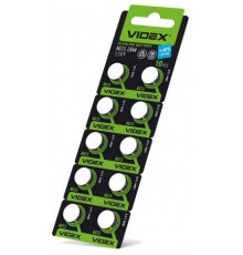 Батарейка годинникова Videx AG 13 (LR44) BLISTER CARD 10pcs