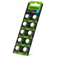 Батарейка годинникова Videx AG 13 (LR44) BLISTER CARD 10pcs за 7 грн