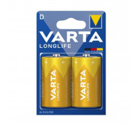 Батарейка VARTA LONGLIFE щелочная D LR20 2xBL ALKALINE KOD-5348