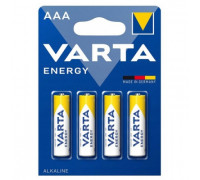 Батарейка Varta Energy LR03/ AAA/1,5V/ 4xBLI/ Alkaline KOD-6458