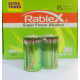 Батарейка Rablex щелочные LR20/ техника/D/1.5V/2шт (120 шт/ящ) за 85 грн