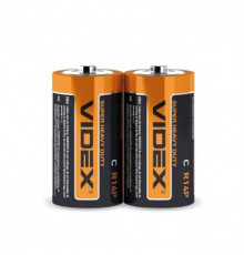 Батарейка солевая VIDEX R14P/C 2pcs SHRING