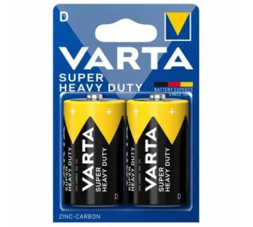 Батарейка VARTA Super Heavy Duty D R20 2хBL KOD-6342 за 75 грн