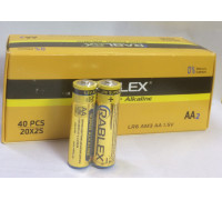 Батарейка Rablex щелочные (40 шт в блоке) LR06/ техника/АА/1.5V/2шт (2/40/200/1000)