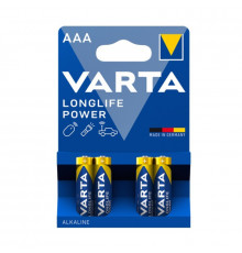 Батарейка VARTA LONGLIFE POWER щелочная AAA LR03 4xBL ALKALINE KOD-3964
