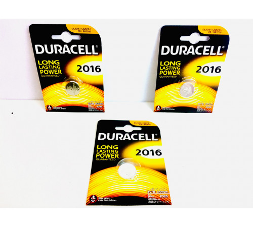 Батарейка щелочная DURACELL DUR-2016 1x1 шт за 82 грн