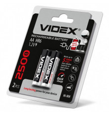 Аккумуляторы Videx HR6/AA 2500MAH double blister/2pcs