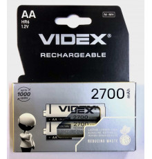 Аккумуляторы Videx HR6/AA 2700MAH double blister(2pcs)