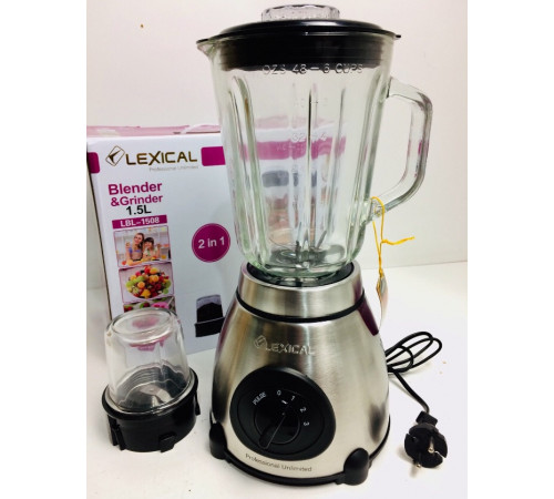 Блендер с кофемолкой 2 в 1 Lexical LBL-1508 600 W (6 шт/ящ) за 2480 грн