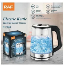 Электрочайник RAF-7846 2.3 л. ,Электрический стеклянный чайник RAF-7846 (12)