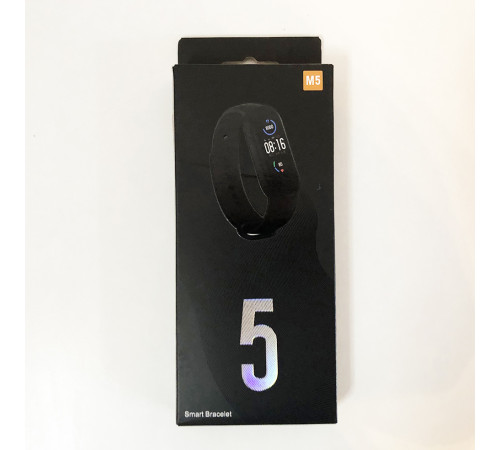 Фитнес браслет Smart Watch M5 Band Classic Black смарт часы-трекер. Цвет: красный GJ-46