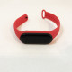 Фитнес браслет Smart Watch M5 Band Classic Black смарт часы-трекер. Цвет: красный GJ-46