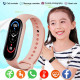 Фитнес браслет FitPro Smart Band M6 (смарт часы, пульсоксиметр, пульс). Цвет: розовый SZ-45