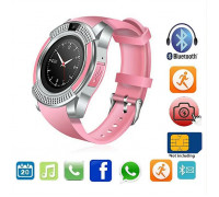 Умные смарт-часы Smart Watch V8. Цвет: розовый MD-27