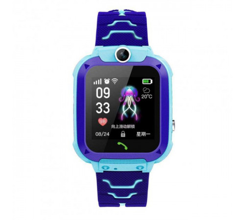 Детские Смарт Часы Smart Baby Watch Q12 SIM /Bluetooth /LBS/GPS. Цвет: голубой HA-31