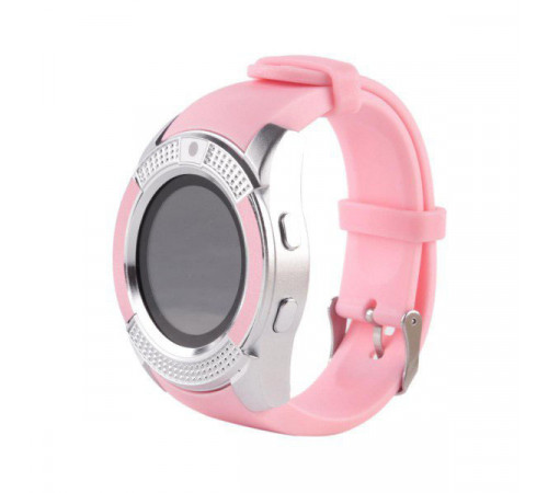 Розумний смарт-годинник Smart Watch V8. Колір рожевий MD-27 за 560 грн