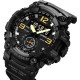 Тактические часы для зсу SKMEI 1965BK BLACK, Многофункциональные военные часы военной тематики VM-78