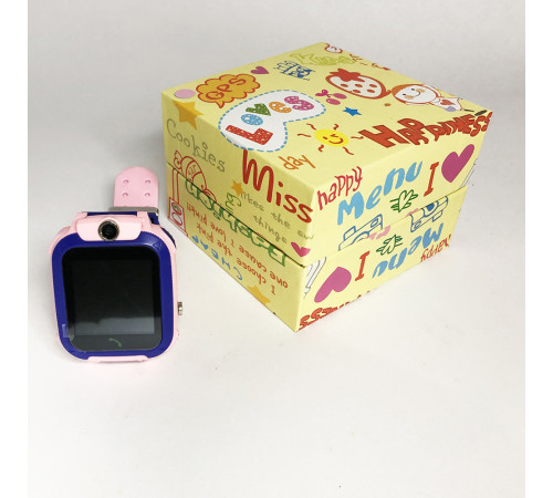 Детские Смарт Часы Smart Baby Watch Q12 SIM /Bluetooth /LBS/GPS. Цвет: розовый PW-69