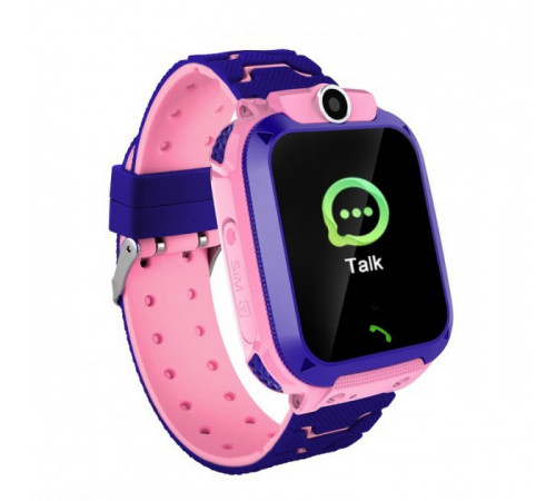 Детские Смарт Часы Smart Baby Watch Q12 SIM /Bluetooth /LBS/GPS. Цвет: розовый PW-69