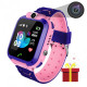 Детские Смарт Часы Smart Baby Watch Q12 SIM /Bluetooth /LBS/GPS. Цвет: розовый PW-69