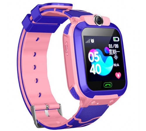 Детские Смарт Часы Smart Baby Watch Q12 SIM /Bluetooth /LBS/GPS. Цвет: розовый PW-69