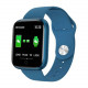 Smart Watch T80S, два браслета, температура тела, давление, оксиметр. Цвет: синий JT-50