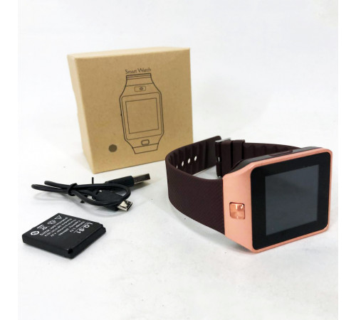 Смарт-годинник Smart Watch DZ09. Колір: золотий FJ-67 за 598 грн