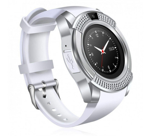 Умные смарт-часы Smart Watch V8. Цвет: белый MB-41