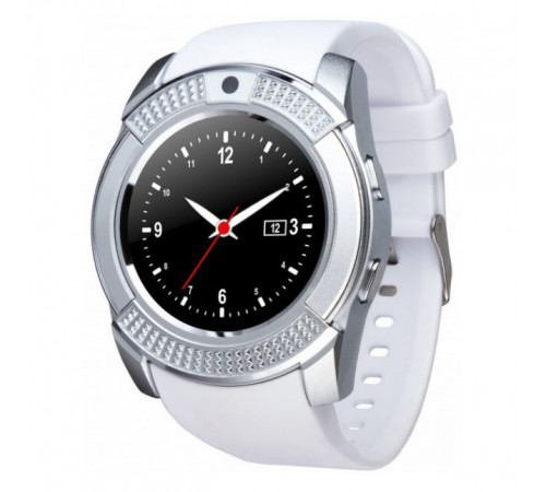 Умные смарт-часы Smart Watch V8. Цвет: белый MB-41