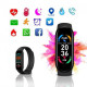Фитнес браслет FitPro Smart Band M6 (смарт часы, пульсоксиметр, пульс). Цвет: черный WI-55