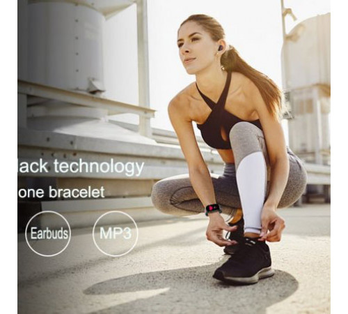 Фитнес браслет FitPro Smart Band M6 (смарт часы, пульсоксиметр, пульс). Цвет: черный WI-55
